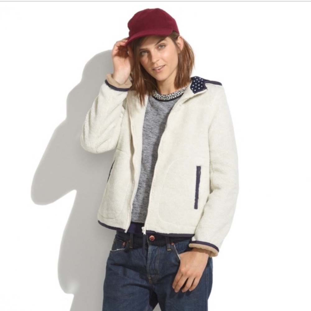 Madewell fleece (teddy) jacket